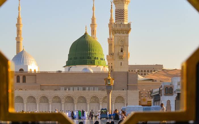 The green dome in Madinah